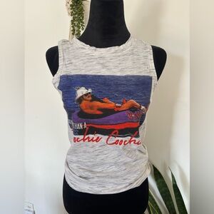 Graphic Tank, Red & Purple Tube Float Design hoochie coochie alan jackson
